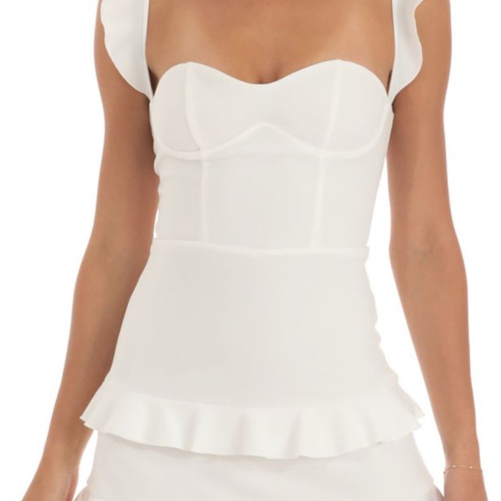 Lucy in the Sky White Mini Dress